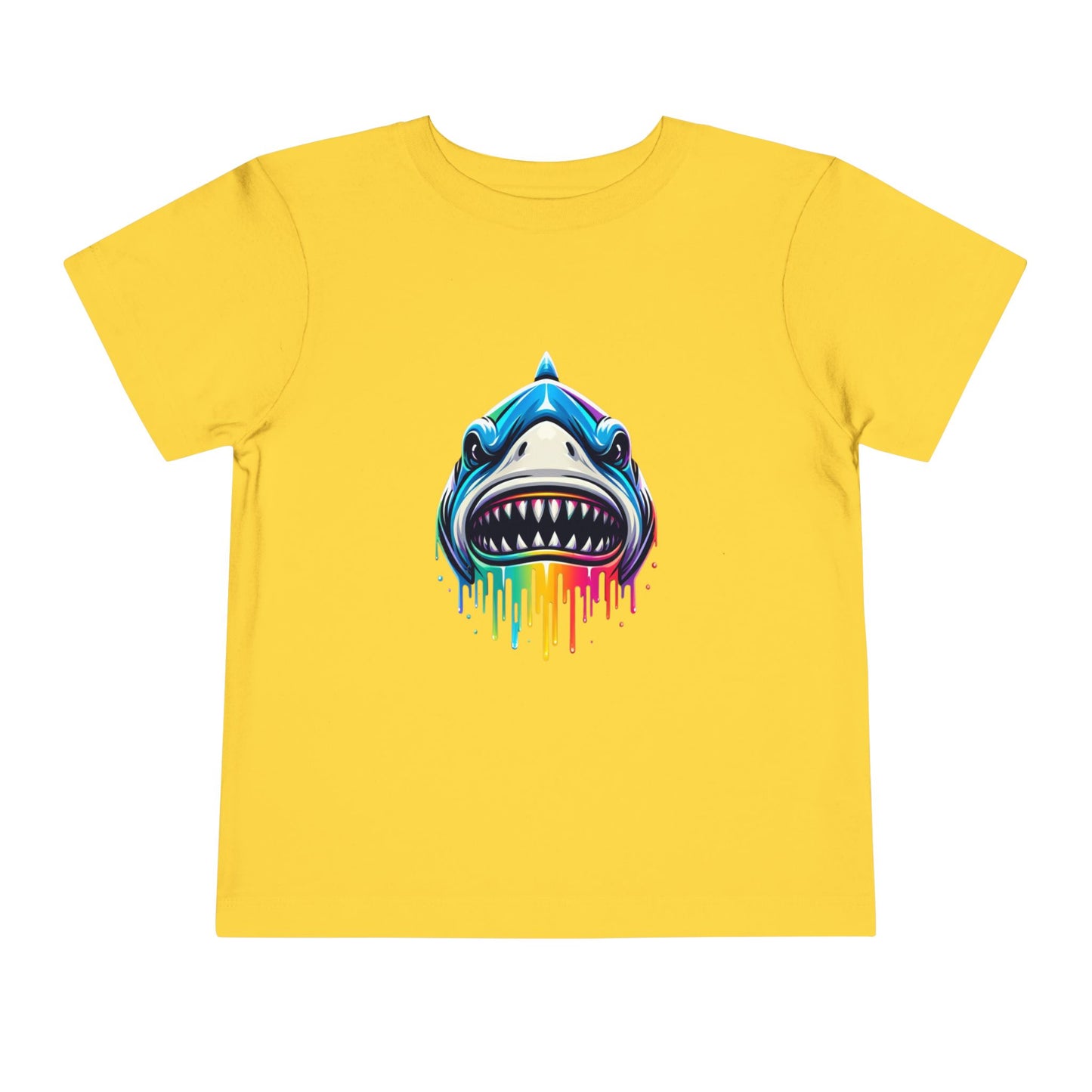 Colorful Shark Toddler Tee