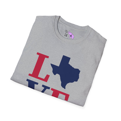 Love (Texas) Adult T-shirt