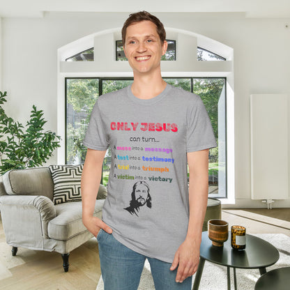 Only Jesus Adult T-shirt