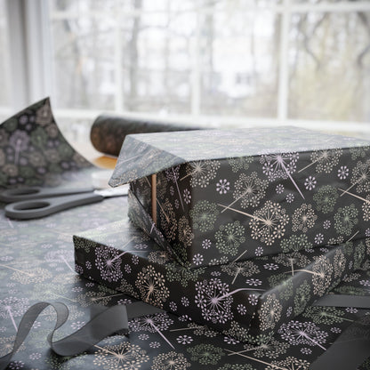 Dandelion Nightfall Wrapping Paper