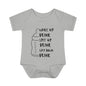 Wake Up Spit Up Lay Down Drink Infant Baby Rib Bodysuit
