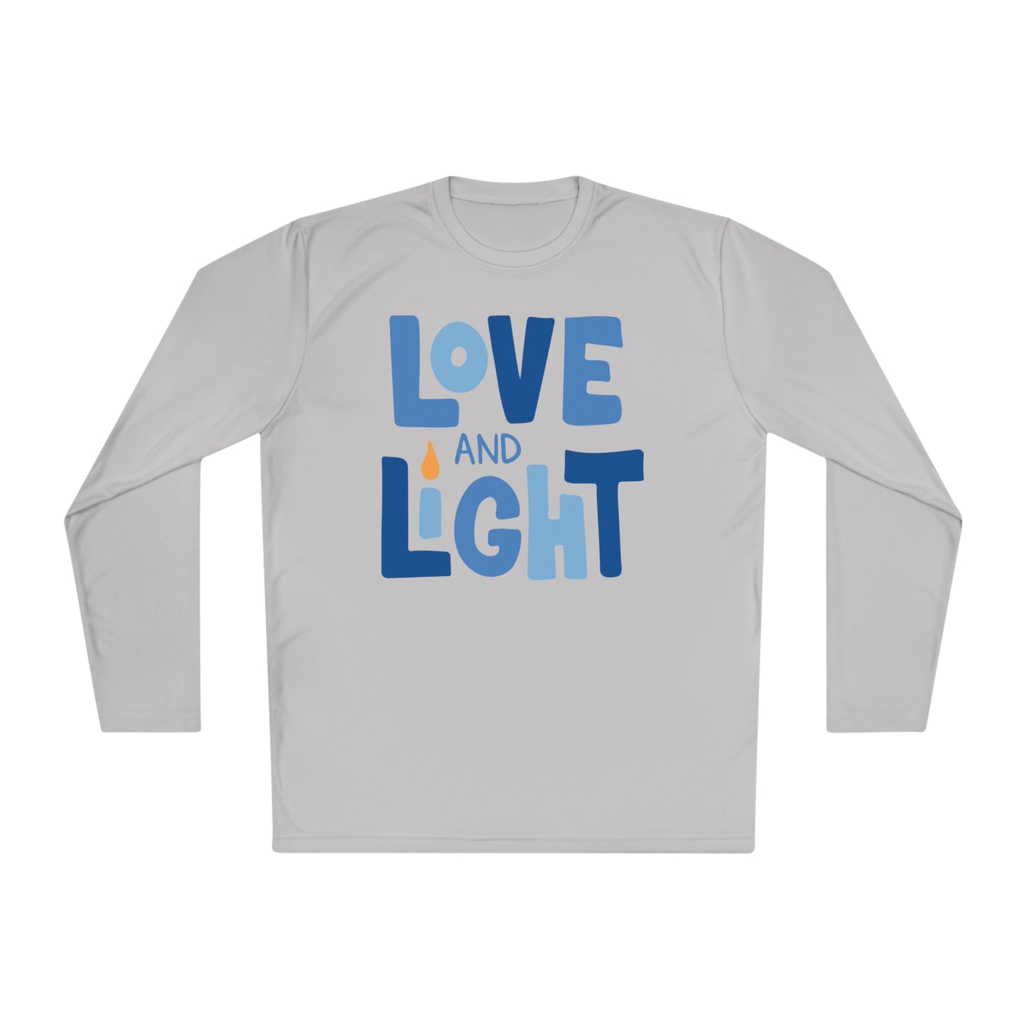 Hanukkah Love & Light 2 Adult Long Sleeve Tee