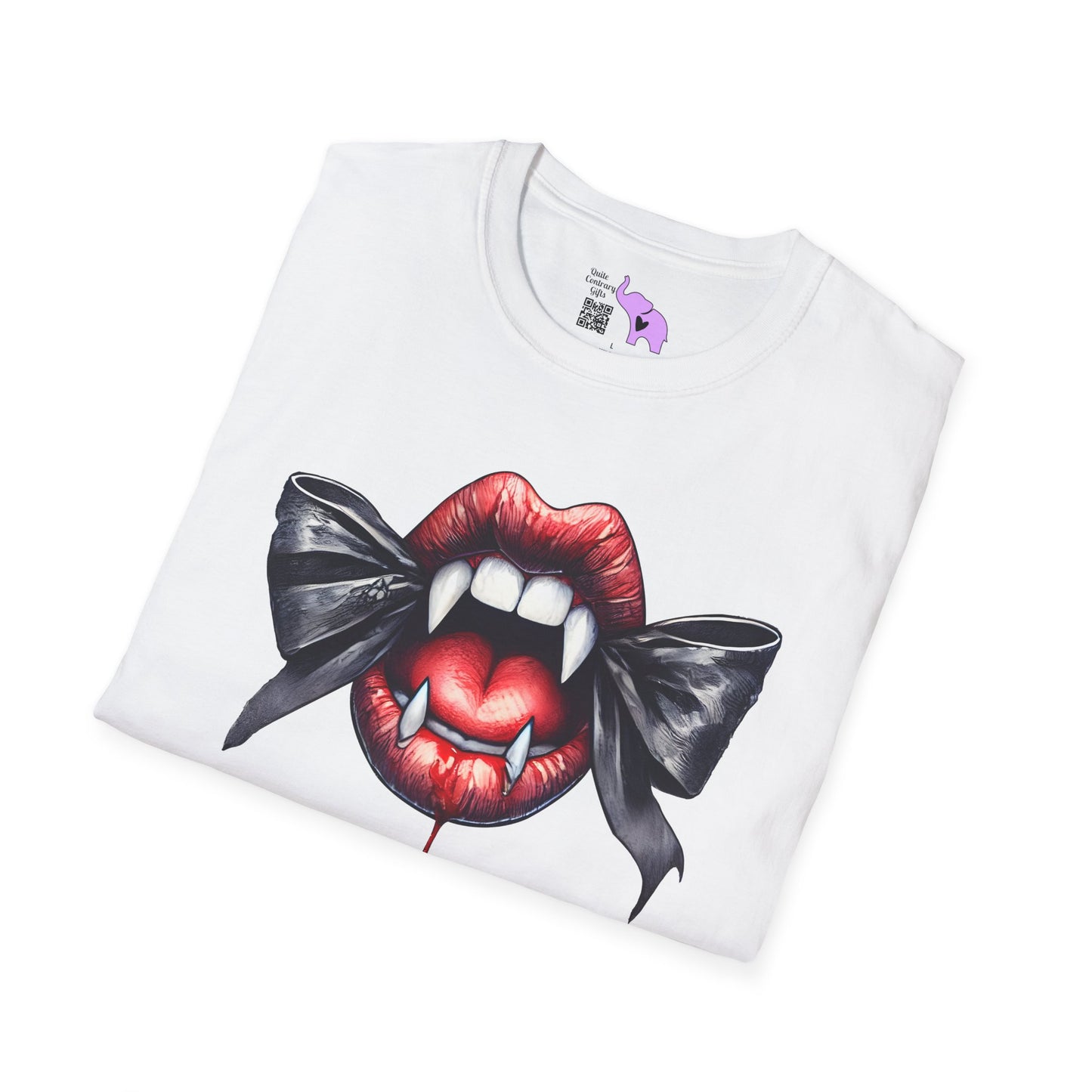 Vampire Mouth Adult T-shirt