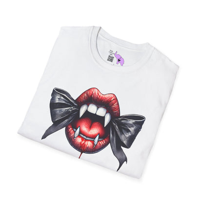 Vampire Mouth Adult T-shirt