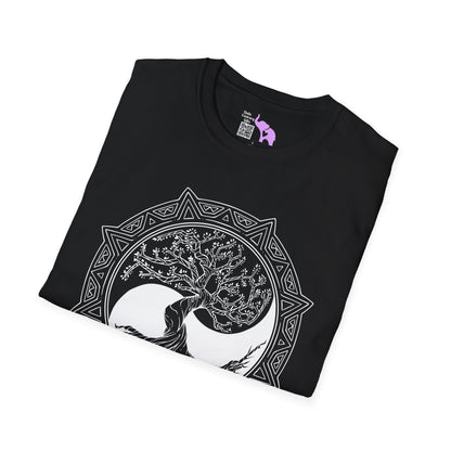 Tree of Life Yin Yang 6 Adult T-shirt