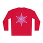 Large Snowflake Adult Long Sleeve Tee