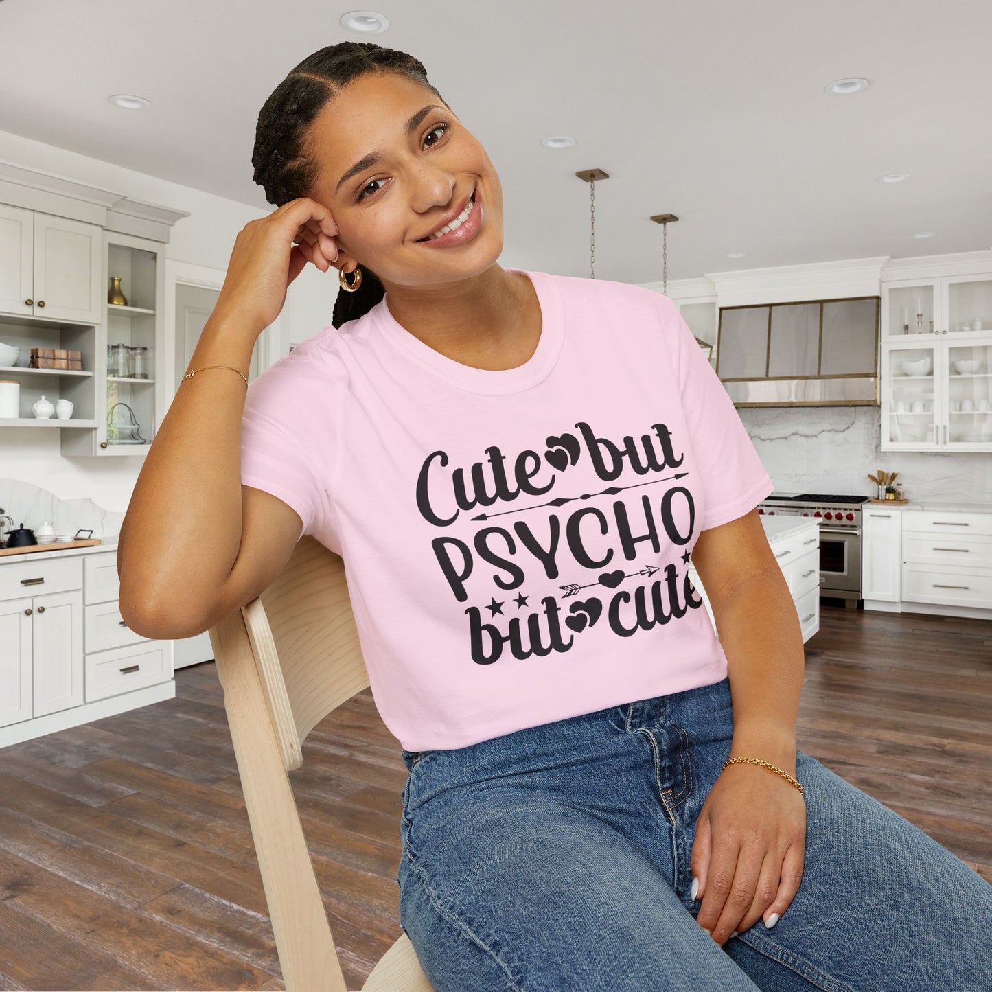 Cute But Psycho But Cute (2) Adult T-shirt