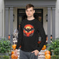 Creepy Bats Over Moon 15 Adult Long Sleeve Tee