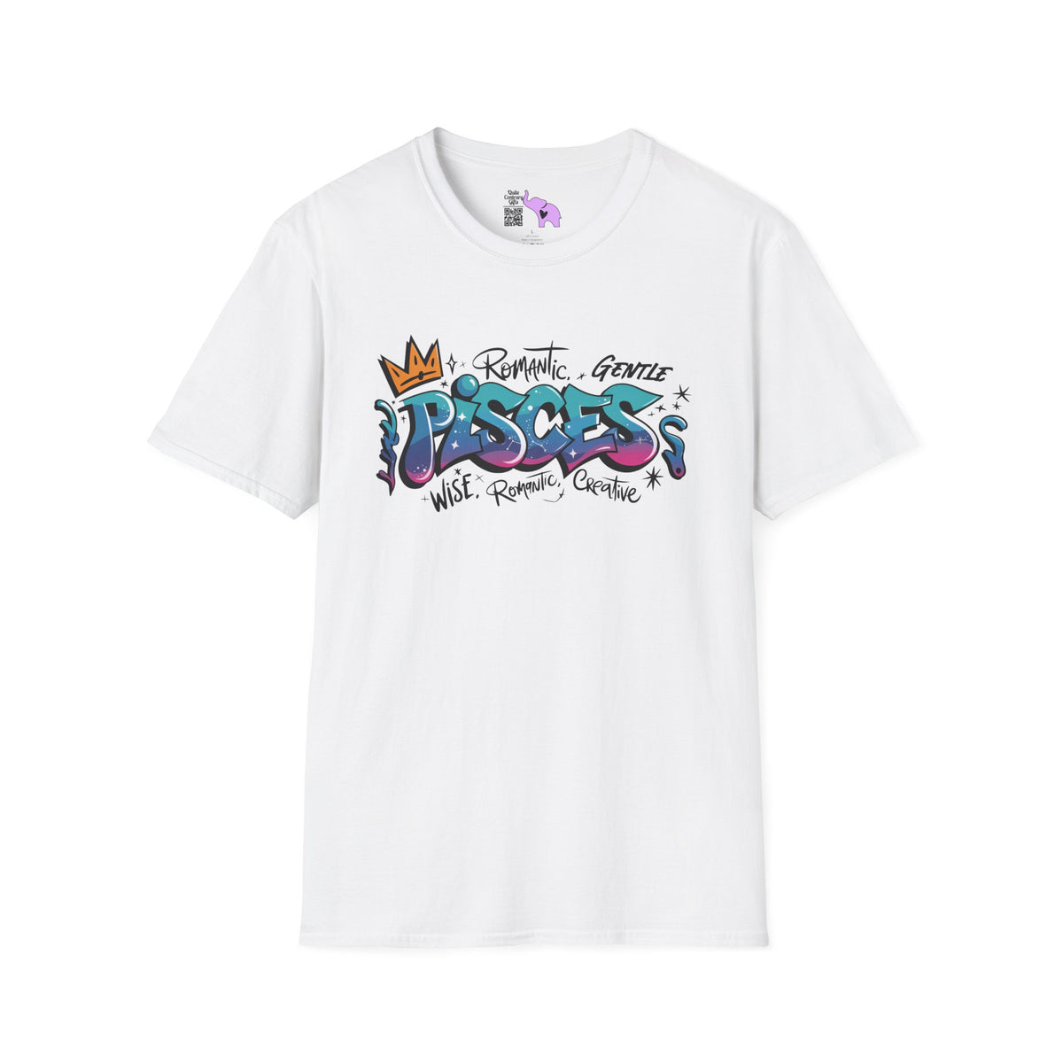 Pisces Street Art Adult T-shirt