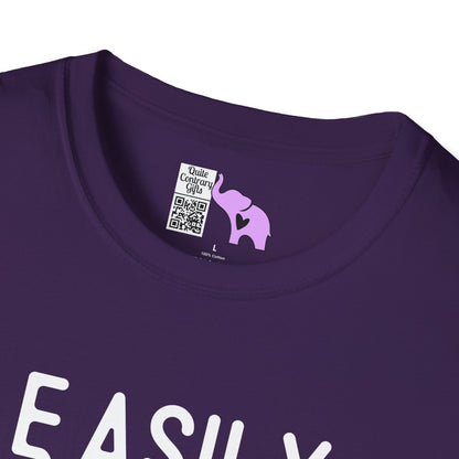 Easily Distracted By Dogs Adult T-shirt