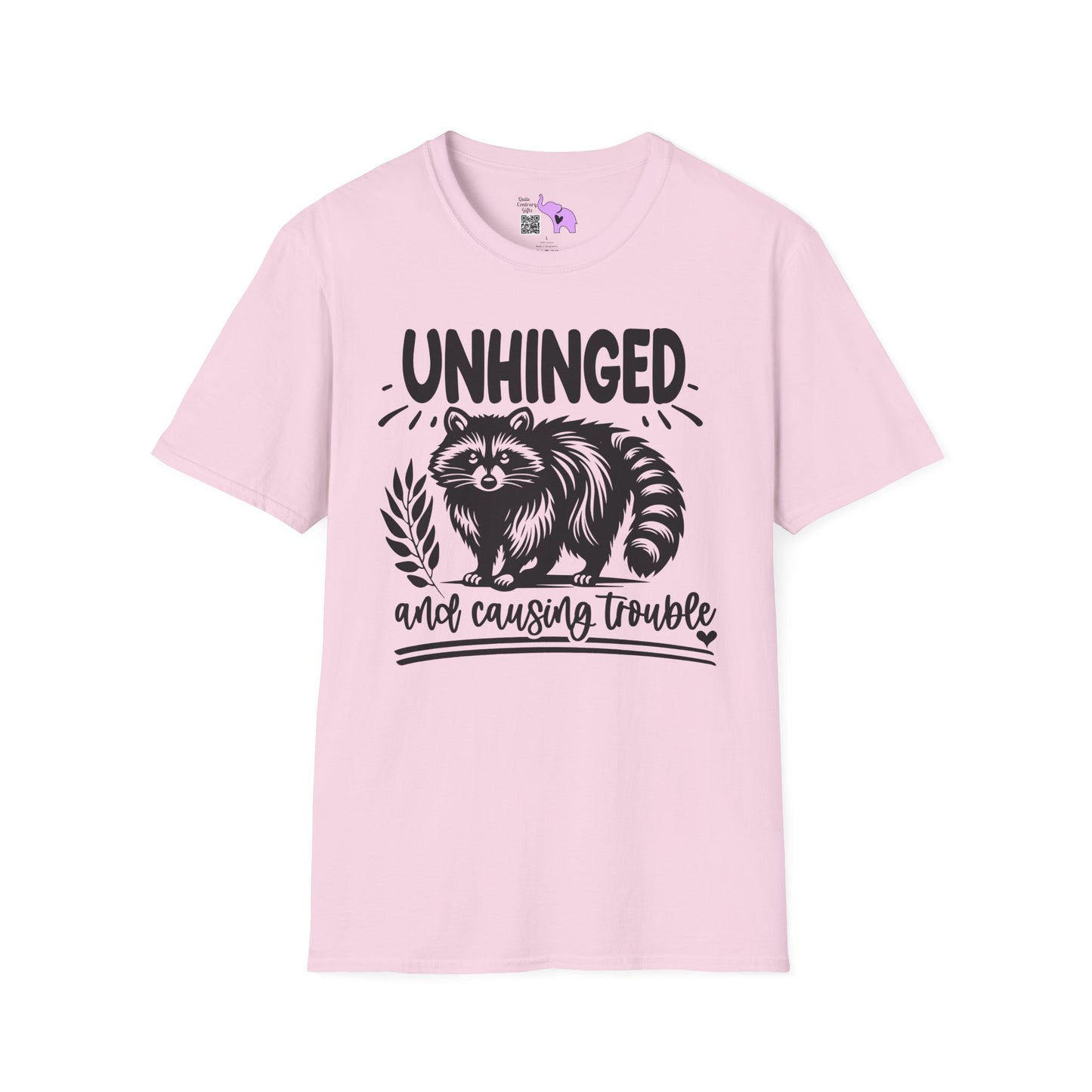 Unhinged and Causing Trouble Adult T-shirt