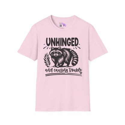 Unhinged and Causing Trouble Adult T-shirt