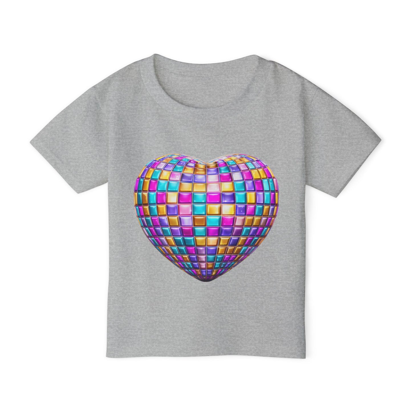 Heart in Blocks Heavy Cotton™ Toddler T-shirt