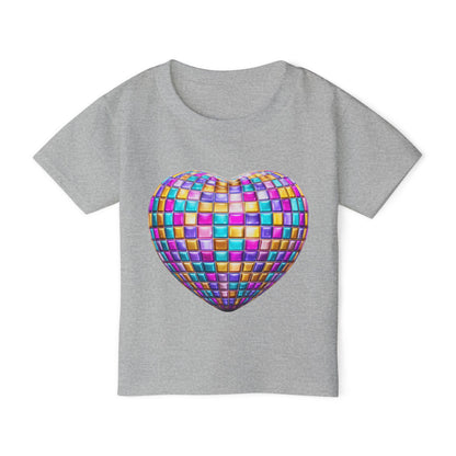 Heart in Blocks Heavy Cotton™ Toddler T-shirt