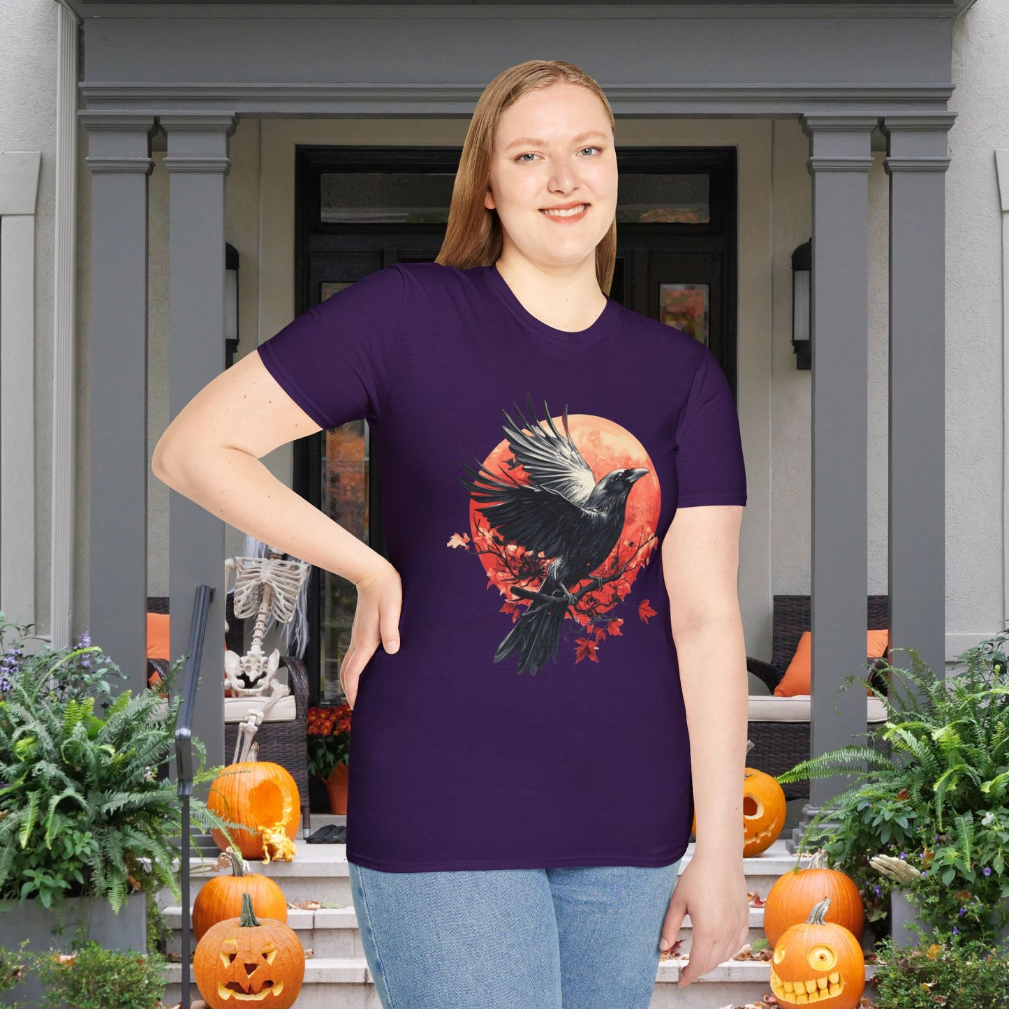 Halloween Crows 3 Adult T-shirt