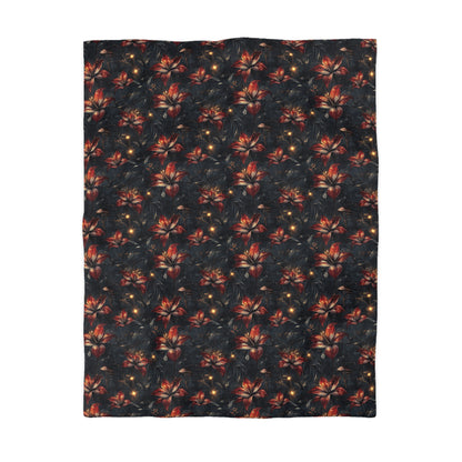 Fire Lilly Dreams Microfiber Duvet Cover