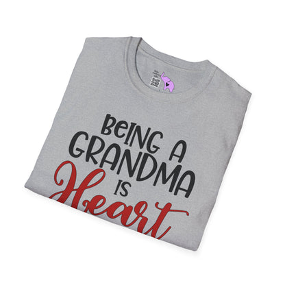 Being A Grandma Is Heart Work Adult T-shirt
