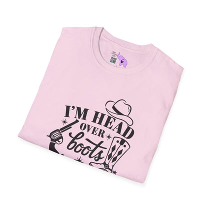 I'm Head Over Boots For You Adult T-shirt