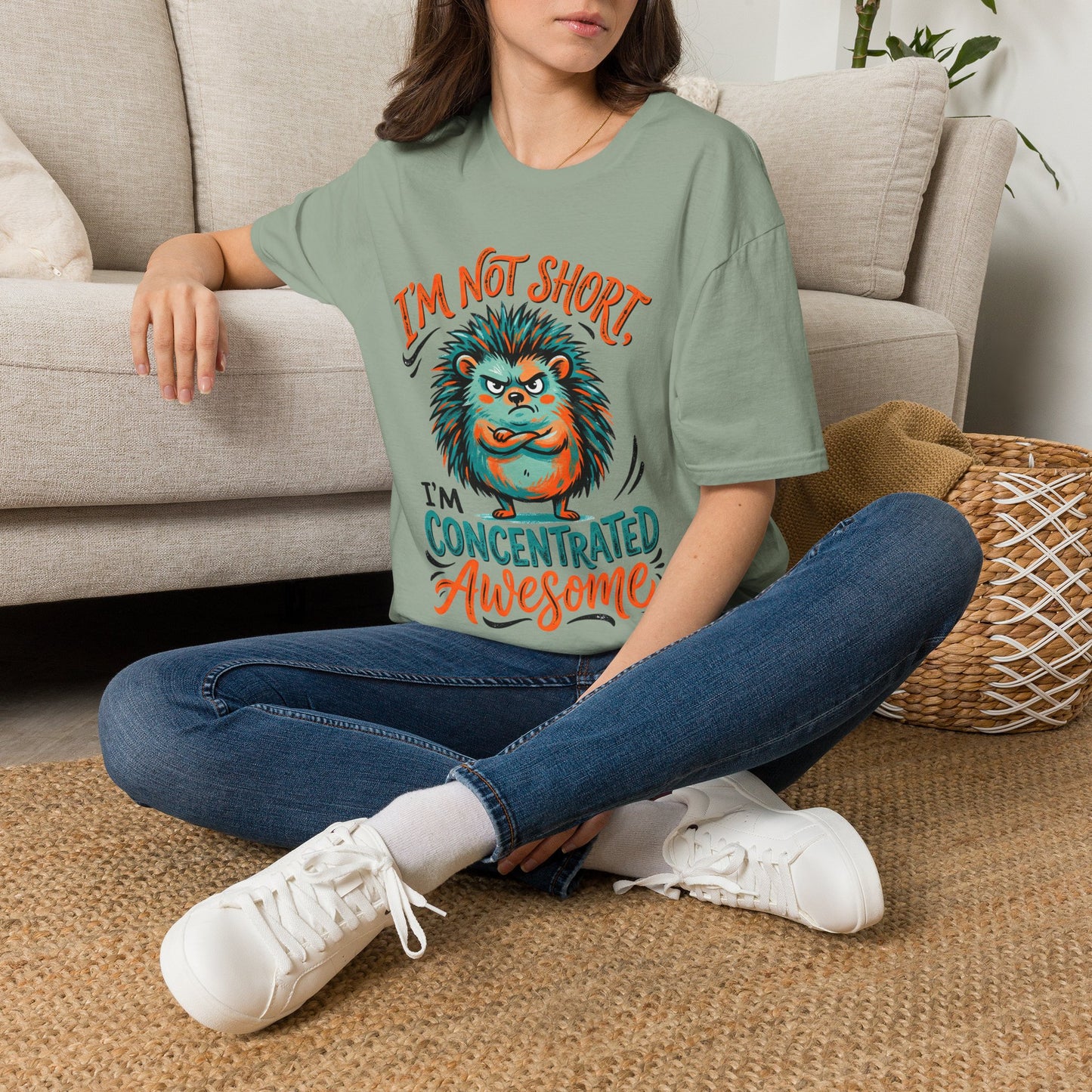 ""I'm Not Short I'm Concentrated Awesome Adult T-shirt