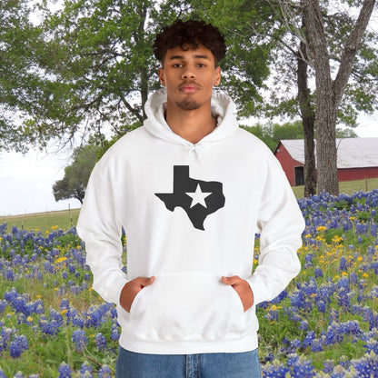 Texas w/Star Heavy Blend™ Hooded Sweatshirt