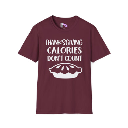 Thanksgiving Calories Don't Count Adult T-shirt