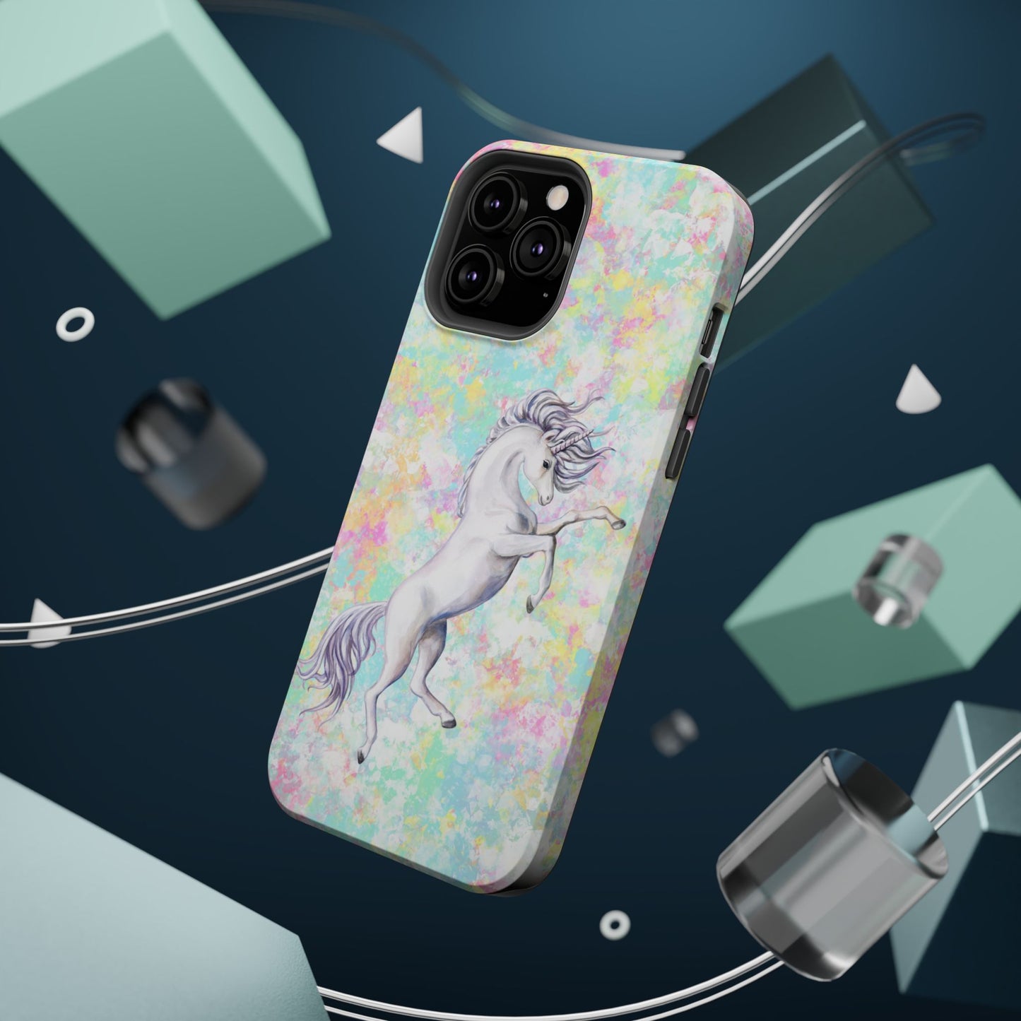 Pastel Pegasus MagSafe® Compatible Tough Case for iPhone