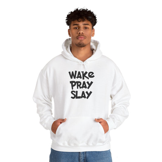 Wake Pray Slay Heavy Blend™ Hooded Sweatshirt