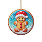 Jolly Gingerbread Ceramic Ornaments - Set (1-20 pcs)