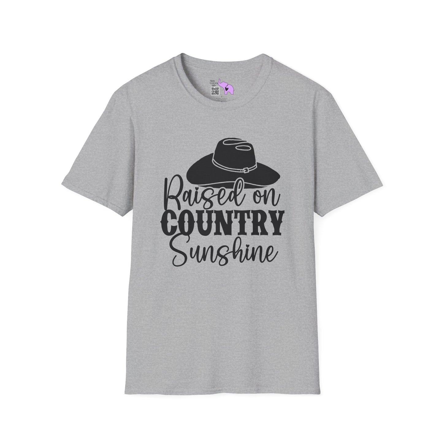 Raised On Country Sunshine Adult T-shirt