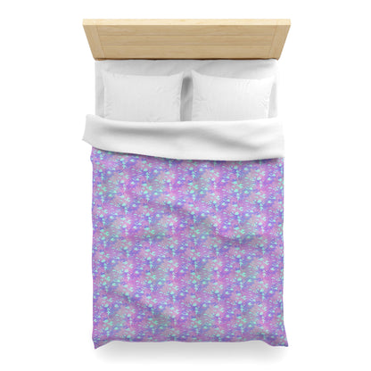 Lavender Mist Camo Microfiber Duvet Cover