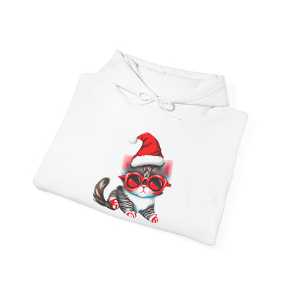 Santa Kitten Heavy Blend™ Hooded Sweatshirt