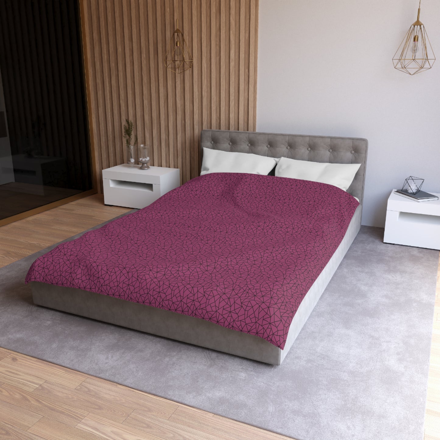 Fragmented Beauty Microfiber Duvet Cover