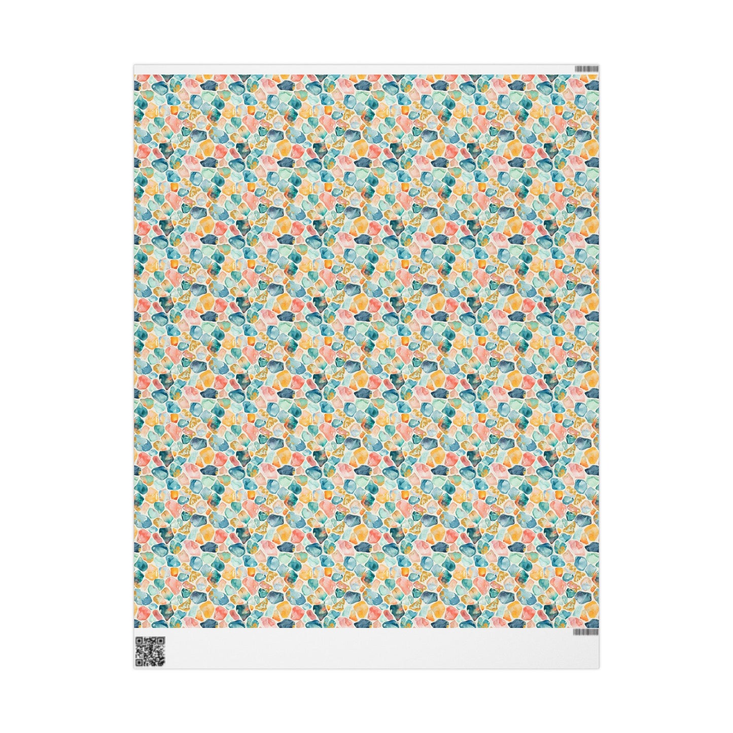 Ocean Pebble Drift  Wrapping Paper