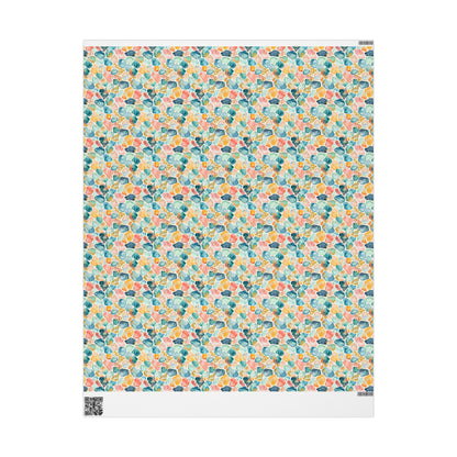 Ocean Pebble Drift  Wrapping Paper