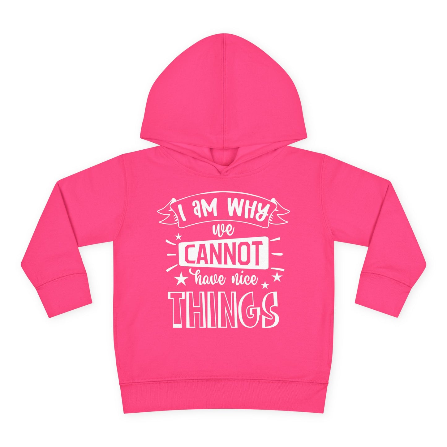 I Am Why We Cannot Have Nice Things Toddler Hoodie