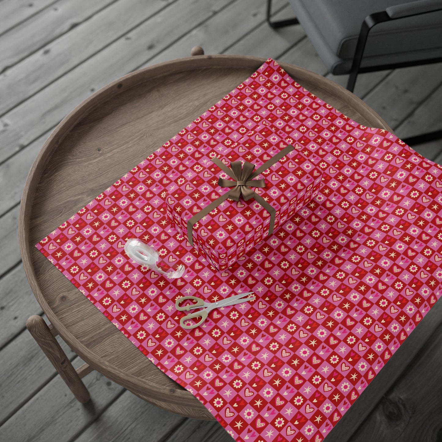 Valentine Toss Wrapping Paper