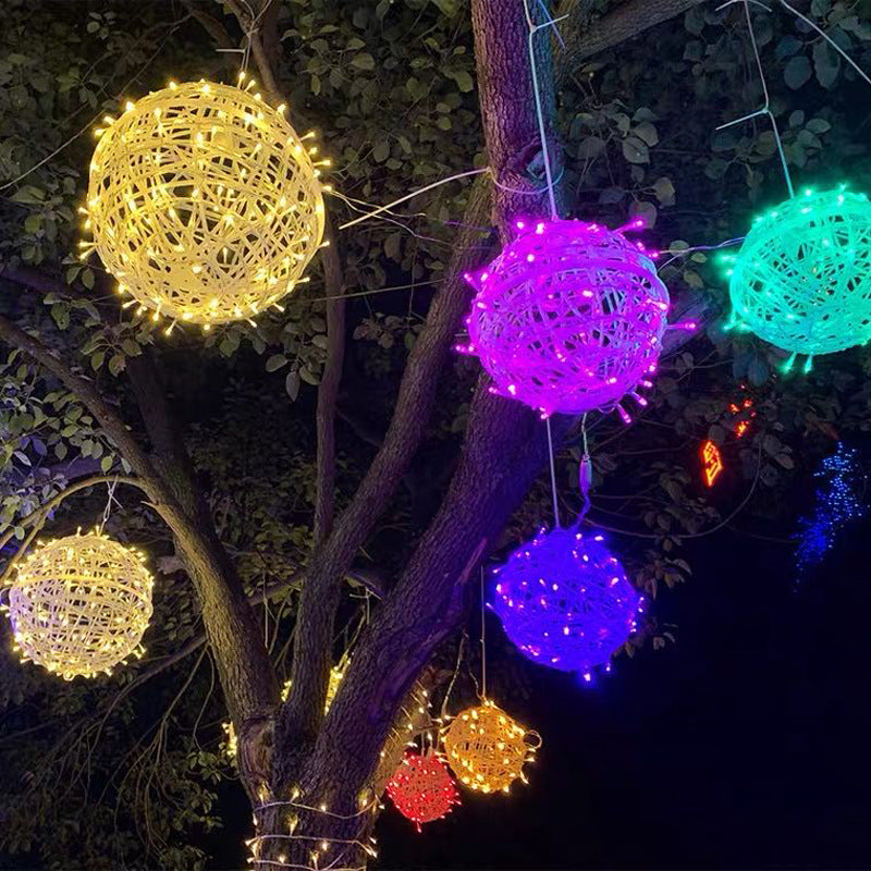 Waterproof LED Colorful Vine Ball Lights