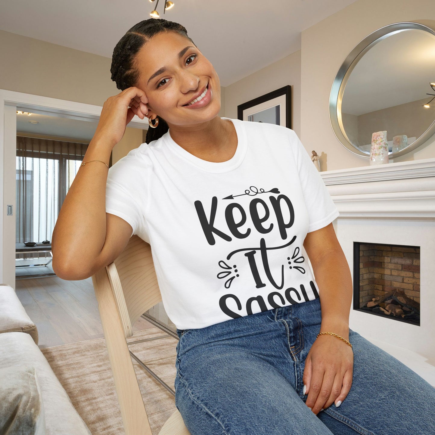 Keep It Sassy Adult T-shirt