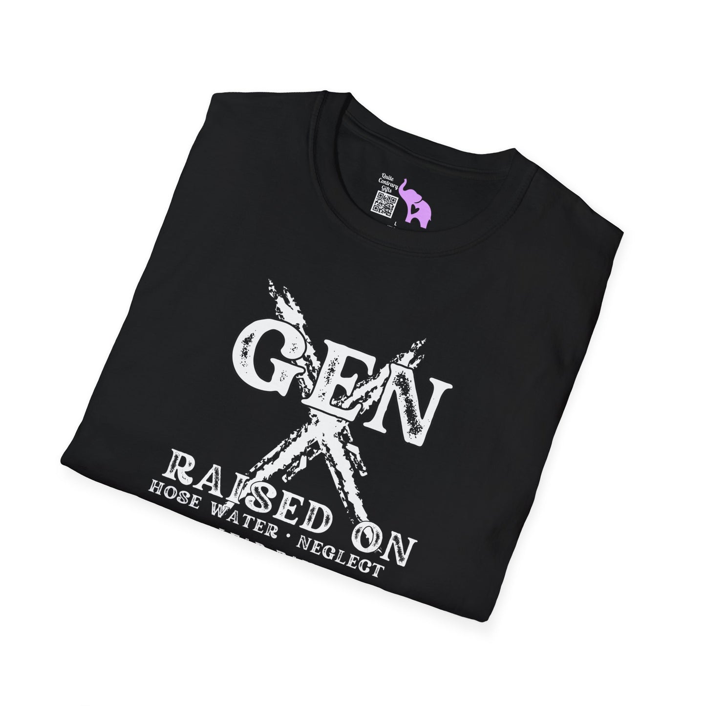 Gen X Raised On.. We Are... Leave Us Alone Adult T-shirt