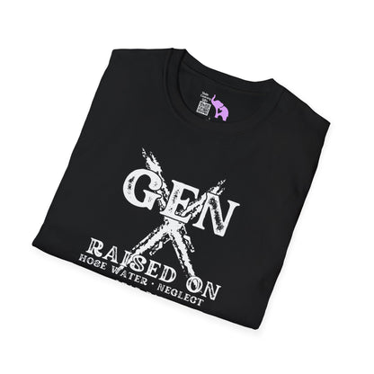 Gen X Raised On.. We Are... Leave Us Alone Adult T-shirt