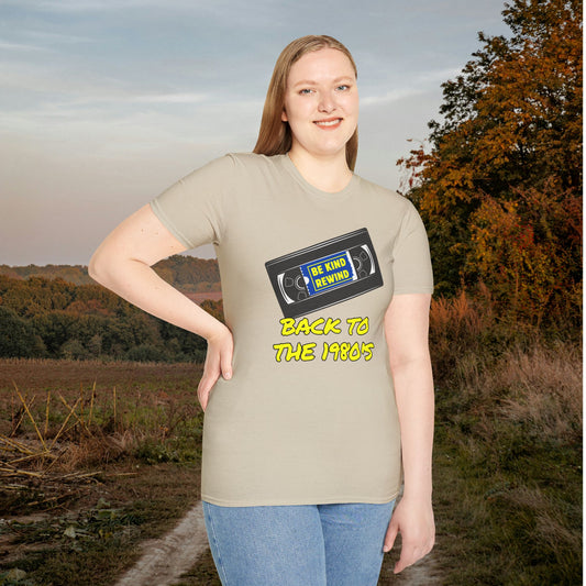 Be Kind Rewind Back to the 1980's Adult T-shirt