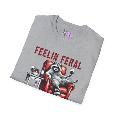 Feelin Feral (Racoon) Adult T-shirt