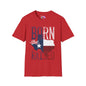 Texas Born and Raised Adult T-shirt