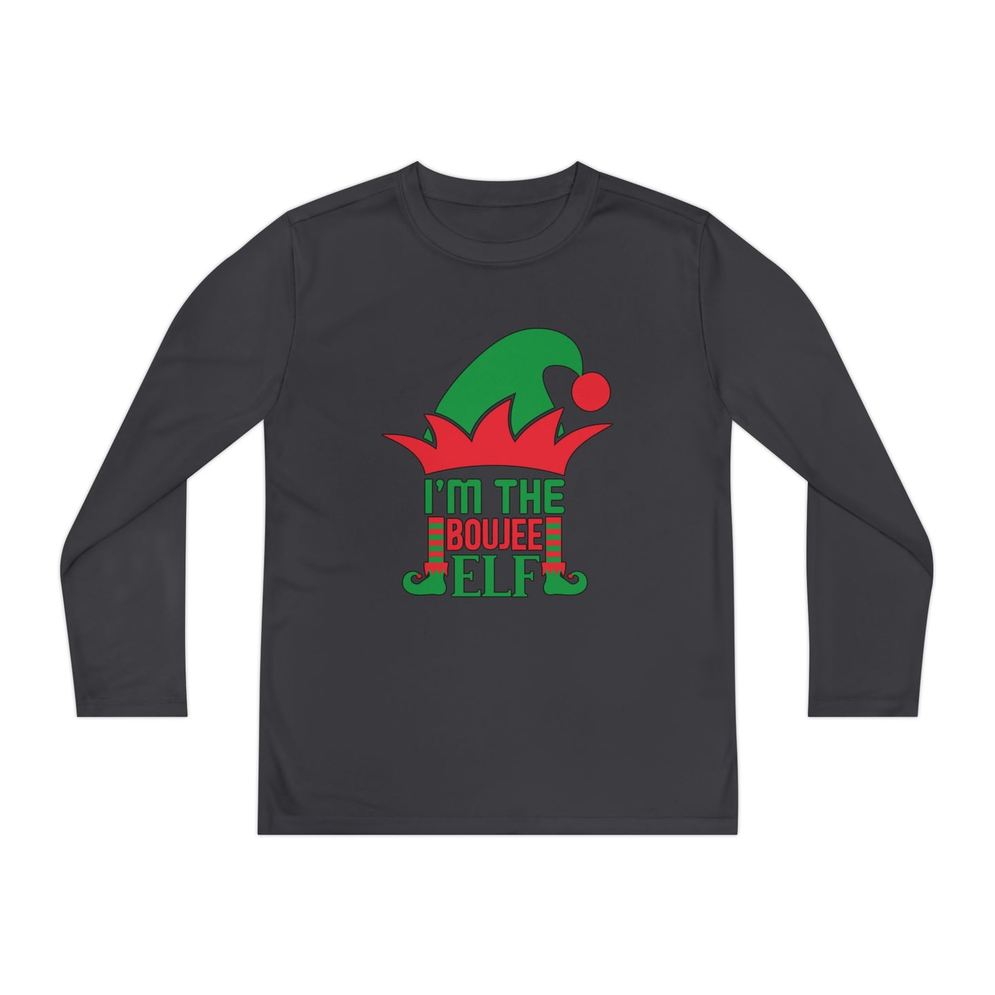 I'm The Boujee Elf Youth Long Sleeve Tee