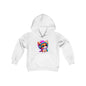 Cool Kitten w/Headphones Youth Hoodie