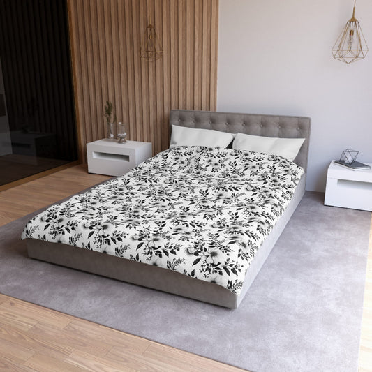 Garden Sketch Microfiber Duvet Cover