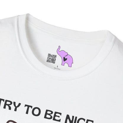 I Try To Be Nice But People Are Stupid T-shirt