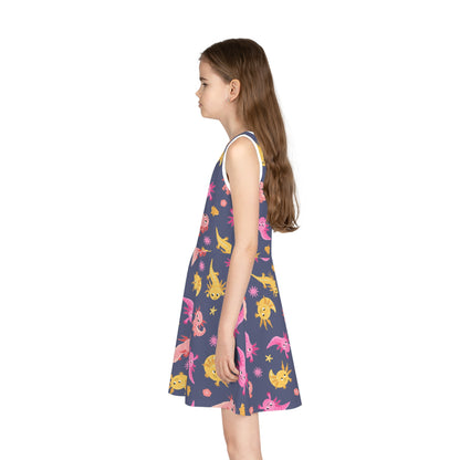 AxoDreams Girls' Sleeveless Sundress