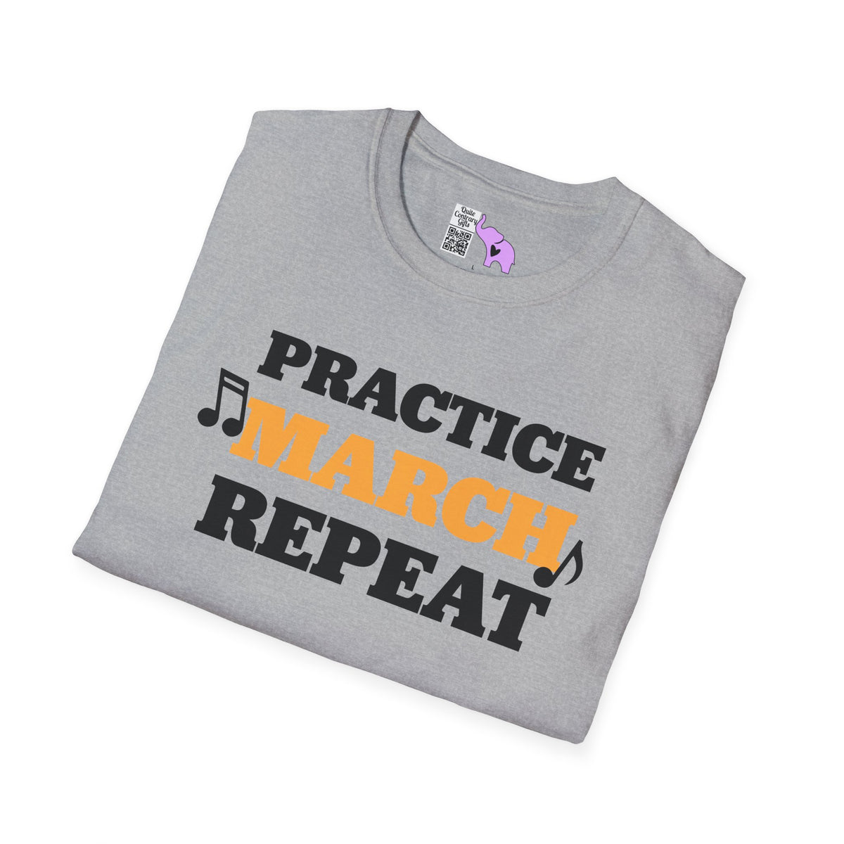 ""Practice March Repeat Adult T-shirt