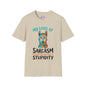 ""My Level of Sarcasm Depends on Your Level of Stupidity (Llama) Adult T-shirt